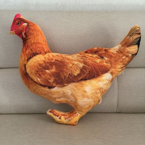 Gối ôm 3D Con Gà ( gà trống và gà mái )