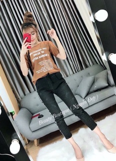 Áo thun lệch vai