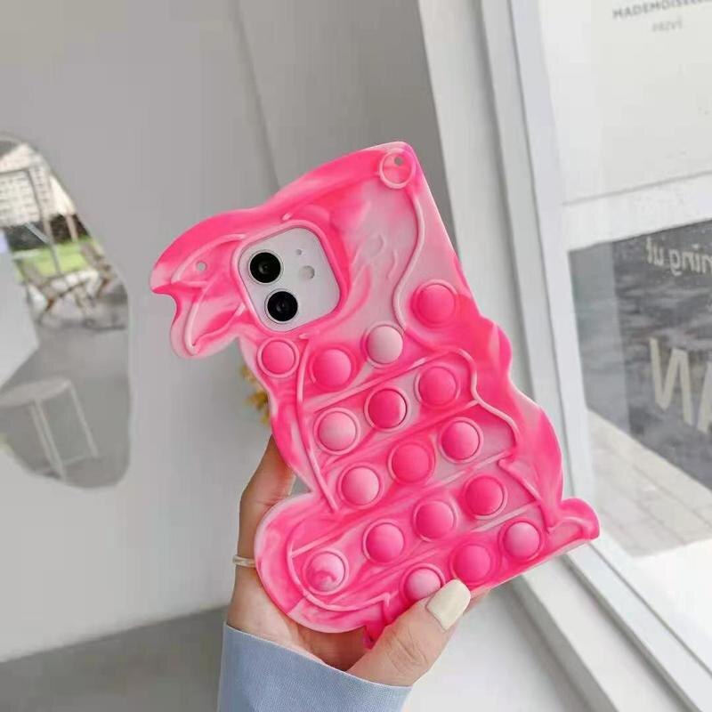 Ốp Điện Thoại Silicon Hình Thỏ 3d Cho Samsung Galaxy A12 A51 A21 A71 A20 A30 A50 A32 A31 A10E