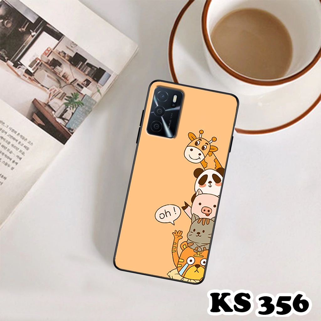 Ốp lưng Oppo A16 - Oppo A16k - Oppo A16s - Opp A16e - Ốp in hình Cat&amp;Bear đáng yêu - Chất liệu TPU siêu bền