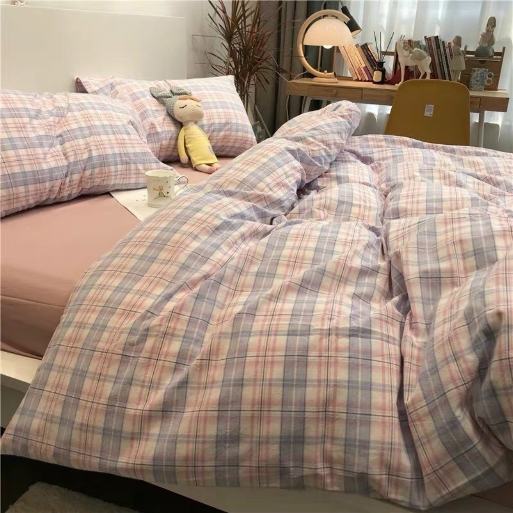 Bộ chăn ga gối kèm vỏ gối ôm Cotton poly miễn phí bo chun Miha Bedding Hàn Quốc,cute,hình thú đa dạng