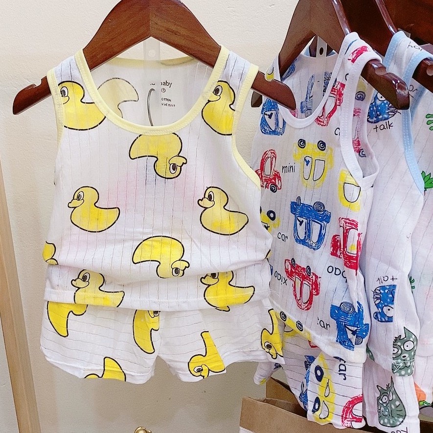SET 5 BỘ BA LỖ COTTON CHO BÉ