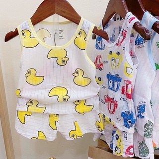 Set 5 bộ ba lỗ cotton cho bé