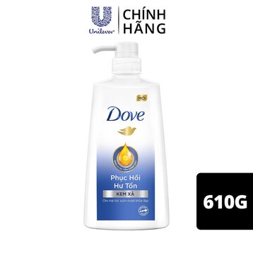 Kem xả phục hồi tóc Dove Phục Hồi Hư Tổn 610G