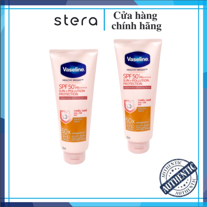 Sữa Dưỡng Thể Vaseline Perfect Serum 50X Tuýp 320ml Dưỡng Thể Vaseline Trắng Da