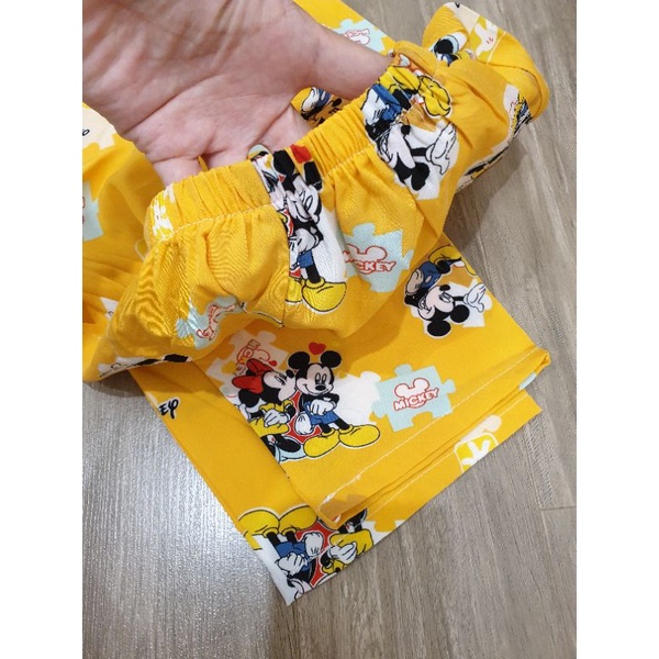 Bộ lụa hàn nữ quần dài tay cánh tiên 50 - 63kg