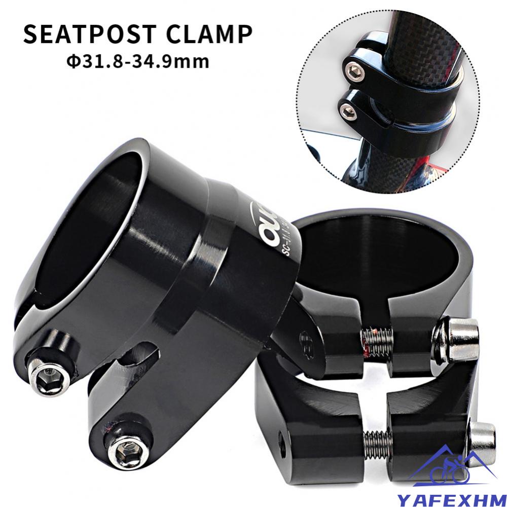 Kẹp Cố Định Yên Xe Đạp Hai Lớp Bằng Hợp Kim Nhôm 34.9mm 43g OUO