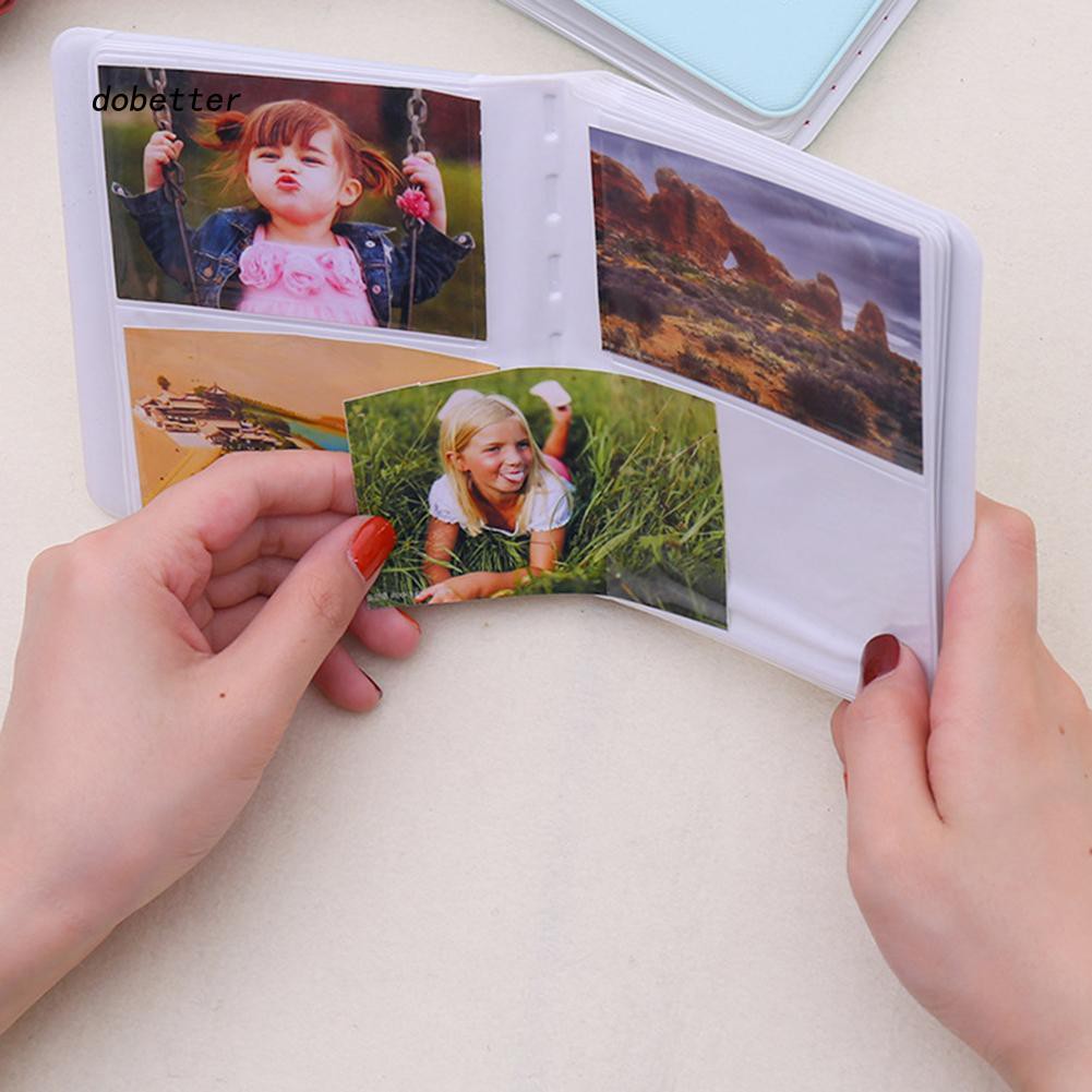 Cuốn album hình 64 ngăn đựng bìa thiết kế dễ thương cho Polaroid Fujifilm Instax