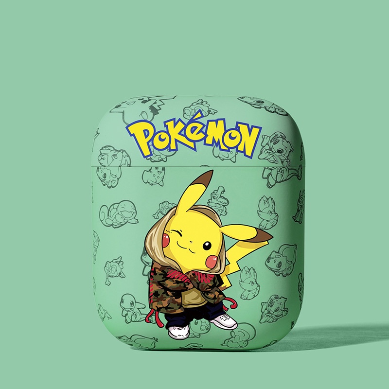 Vỏ Bảo Vệ Hộp Sạc Tai nghe không dây AirPods1/2/3 Apple AirPods pro Chống Trầy Xước Hình Pikachu Dễ Thương