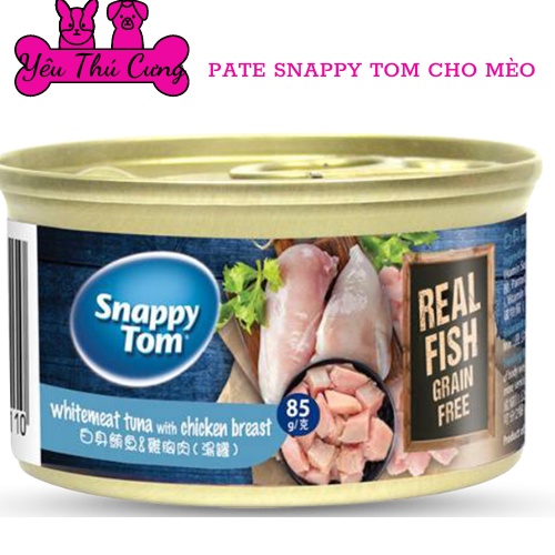 Pate cho mèo Snappy Tom Premium 85g-YÊU THÚ CƯNG