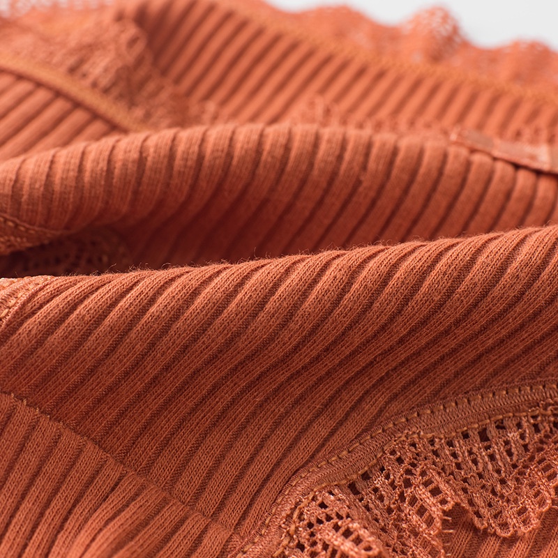 Quần Lót cotton Phối Ren Lưng Vừa Thoáng Khí Thoải Mái Cho Nữ