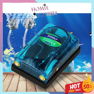 Thiết Bị Sục Oxy Cho Bể Cá, Máy Sủi Ôxi Mini Thế Hệ Mới Tăng Cường Khí Oxy Trong Nước [TẶNG KÈM PHIẾU BẢO HÀNH 06 THÁNG]