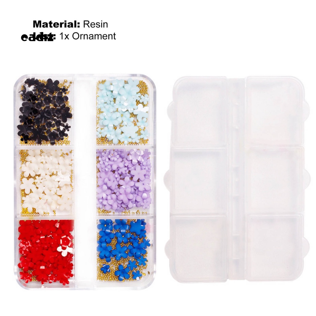 Phụ Kiện Trang Trí Móng Tay Hình Hoa 3D Xinh Xắn