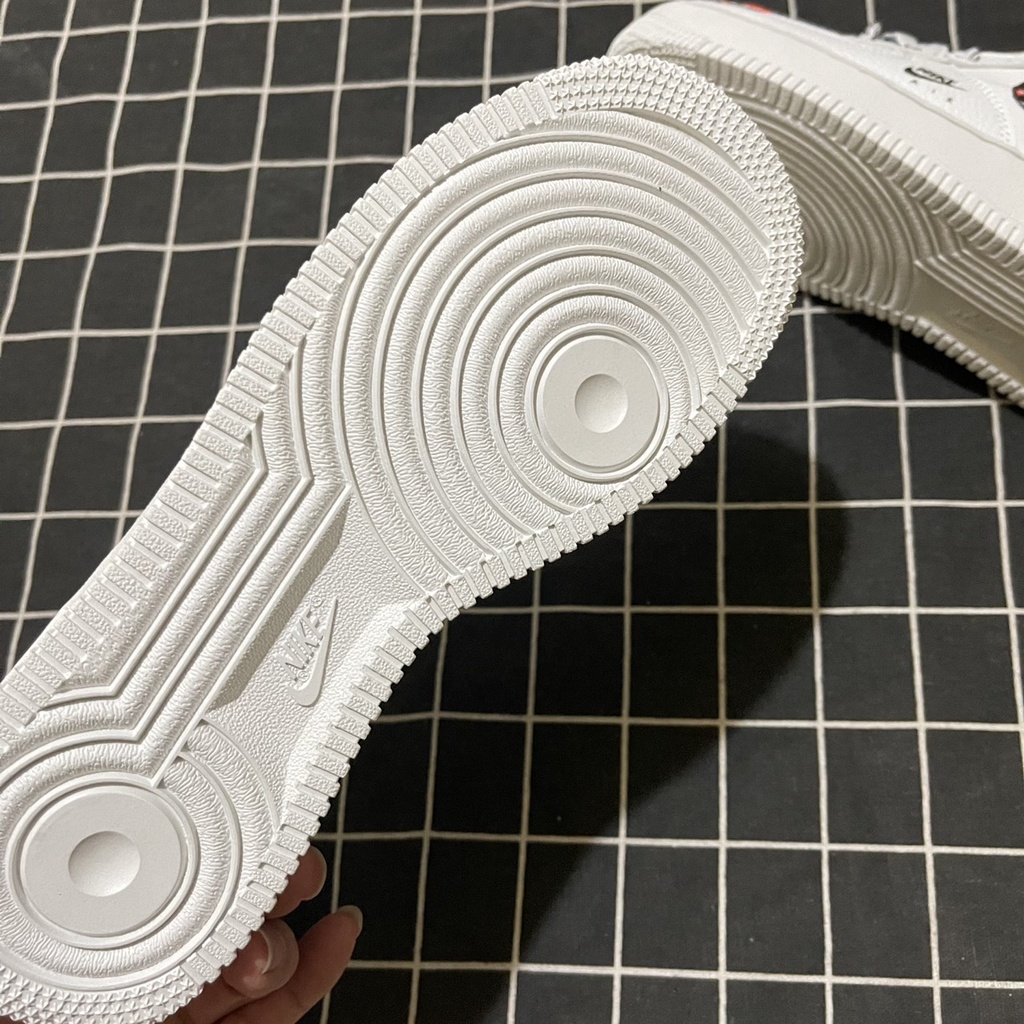 Giày AF1 just do it trắng cam cao cấp