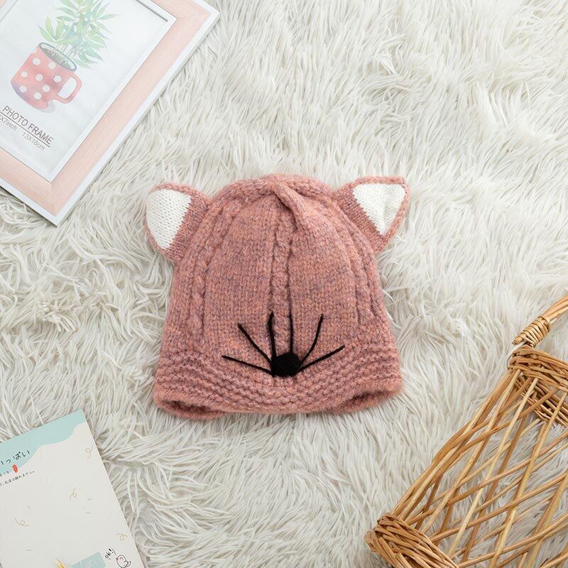 Mũ Len Beanie Dễ Thương Cho Bé Trai &amp; Gái 1-3 Tuổi
