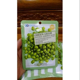Sét 10 miếng mặt nạ đỗ xanh 3D