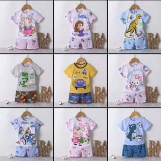 Bộ cotton xuất hàn cho bé trai bé gái