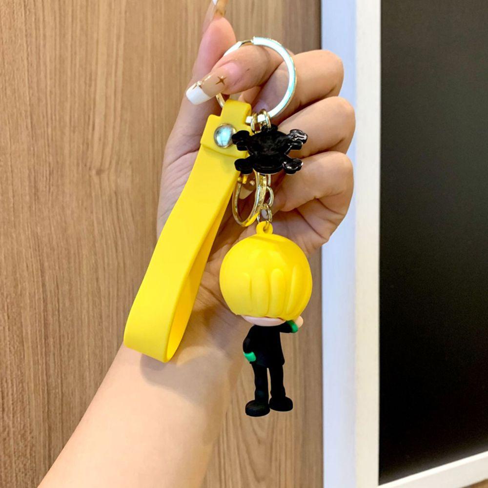 Búp Bê Silicone Treo Chìa Khóa Xe Hơi Dễ Thương Sáng Tạo