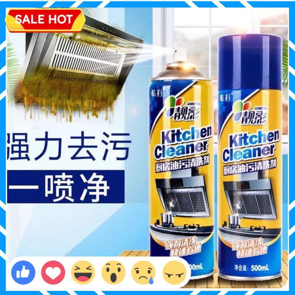 Xịt Rửa Nhà Bếp, Dung Dịch Xịt Rửa Làm Mới Dụng Cụ Nhà Bếp Kitchen Cleaner Hàn Quốc 500Ml, Tiện Dụng Cho Căn Bếp Của Bạn