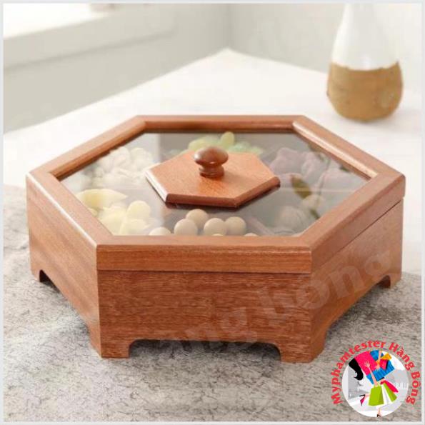 Khay mứt kẹo gỗ hương cao cấp loại 1 hình tự chụp thât 100%