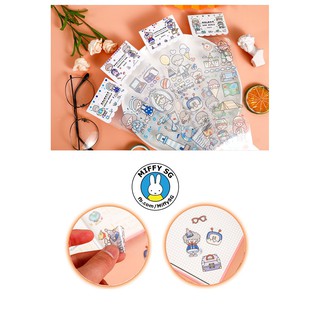 Set sticker PET dạng dài DAILY LIFE