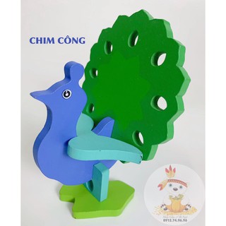 Đồ chơi gỗ xếp hình 3D