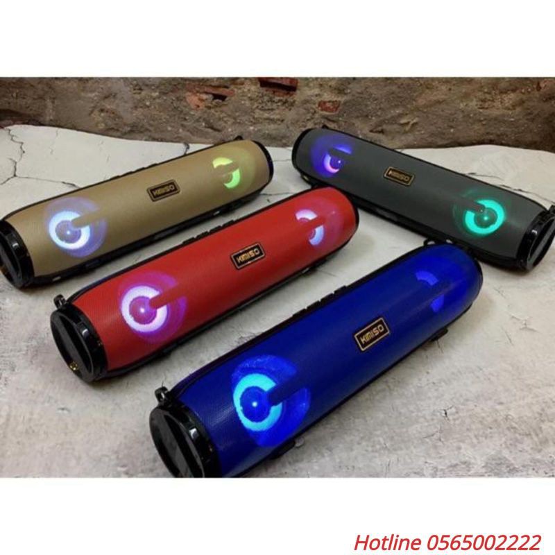 Loa Bluetooth Kimiso FREESHIP Loa Không Dây Kimiso KM 203 - Loa Âm Bass Siêu Trầm, Đèn Led Sống Động