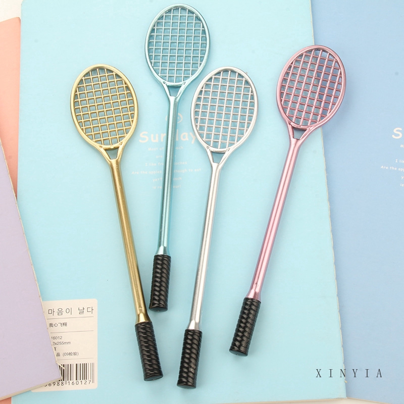 Bút ký tên mini thiết kế hình cây vợt cầu lông phong cách Hàn Quốc độc đáo cao cấp-oll