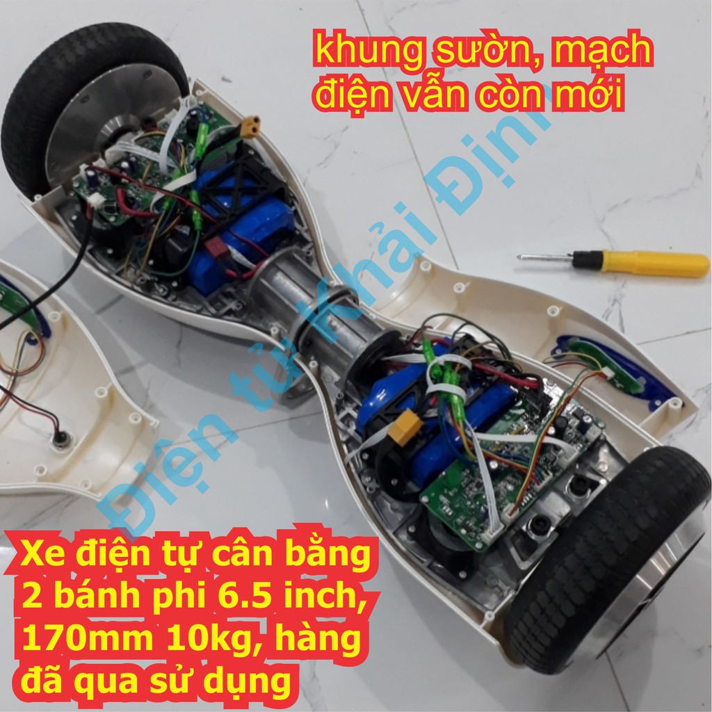 Xe điện tự cân bằng 2 bánh phi 6.5 inch, 170mm 10kg, hàng đã qua sử dụng kde6694