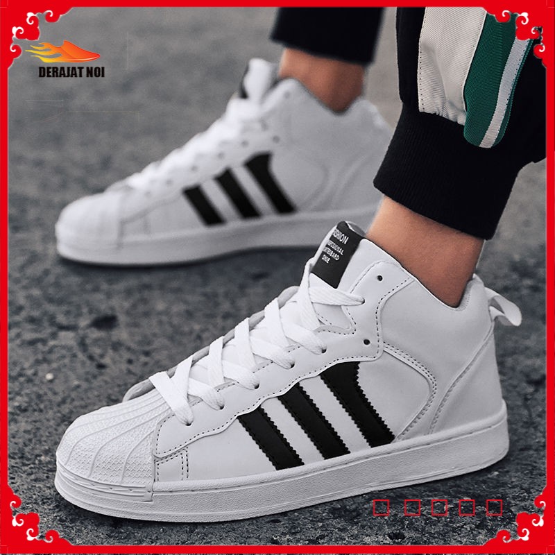 【2021】Giày đôi Adidas shell-toe 2020 vỏ mới nữ sinh phản quang nam hàn quốc màu trắng hàng trăm