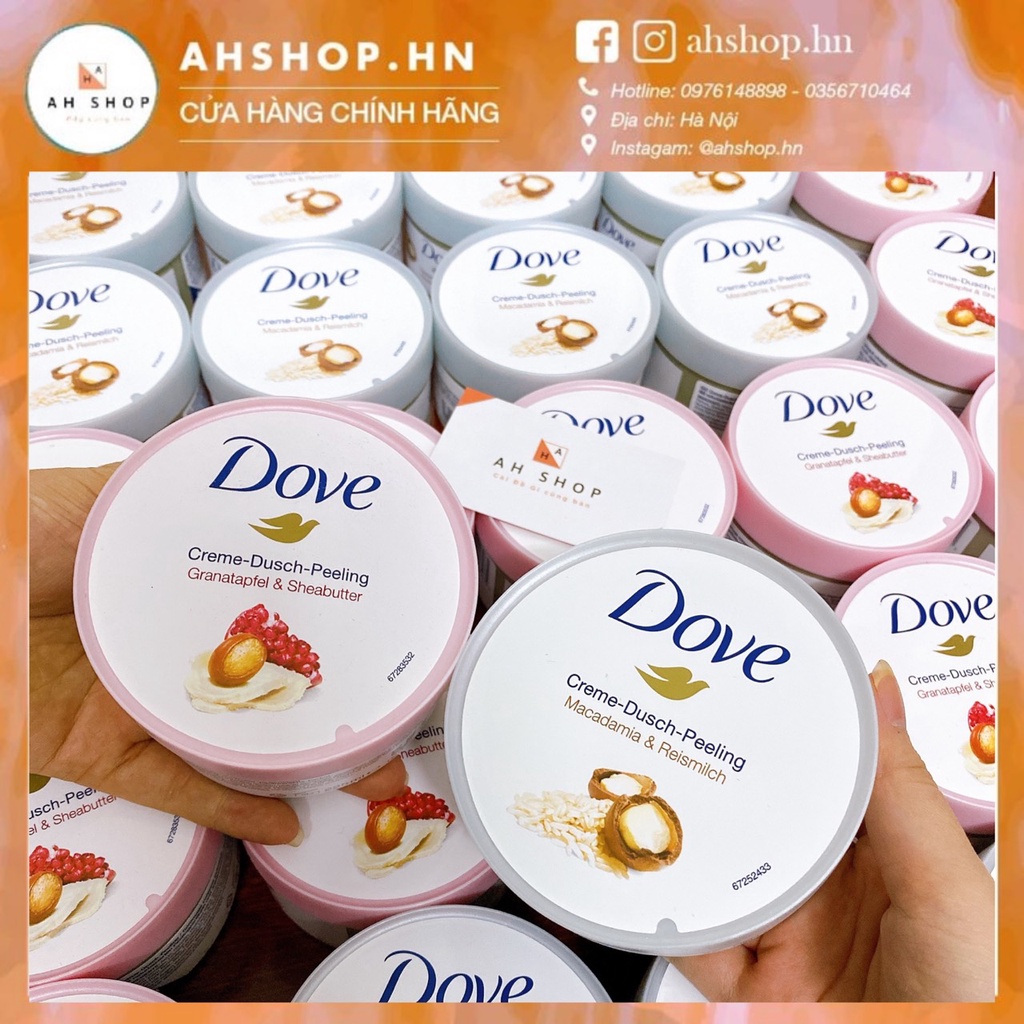[BẢN ĐỨC] TẨY DA CHẾT DOVE 225ml