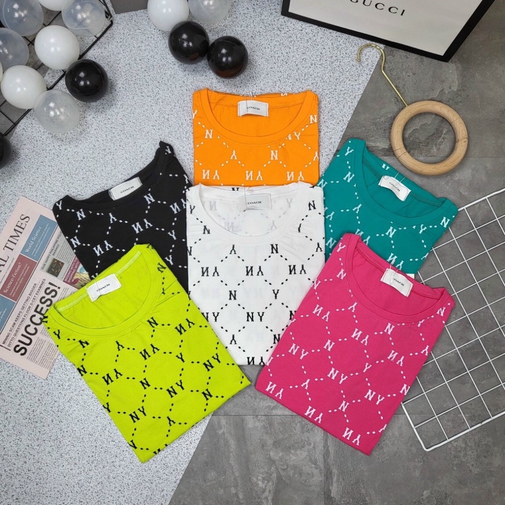 Áo thun tay lỡ nam nữ, áo phông unisex form rộng chất cotton mát mịn thấm hút mồ hôi in chữ ny CheeseStore
