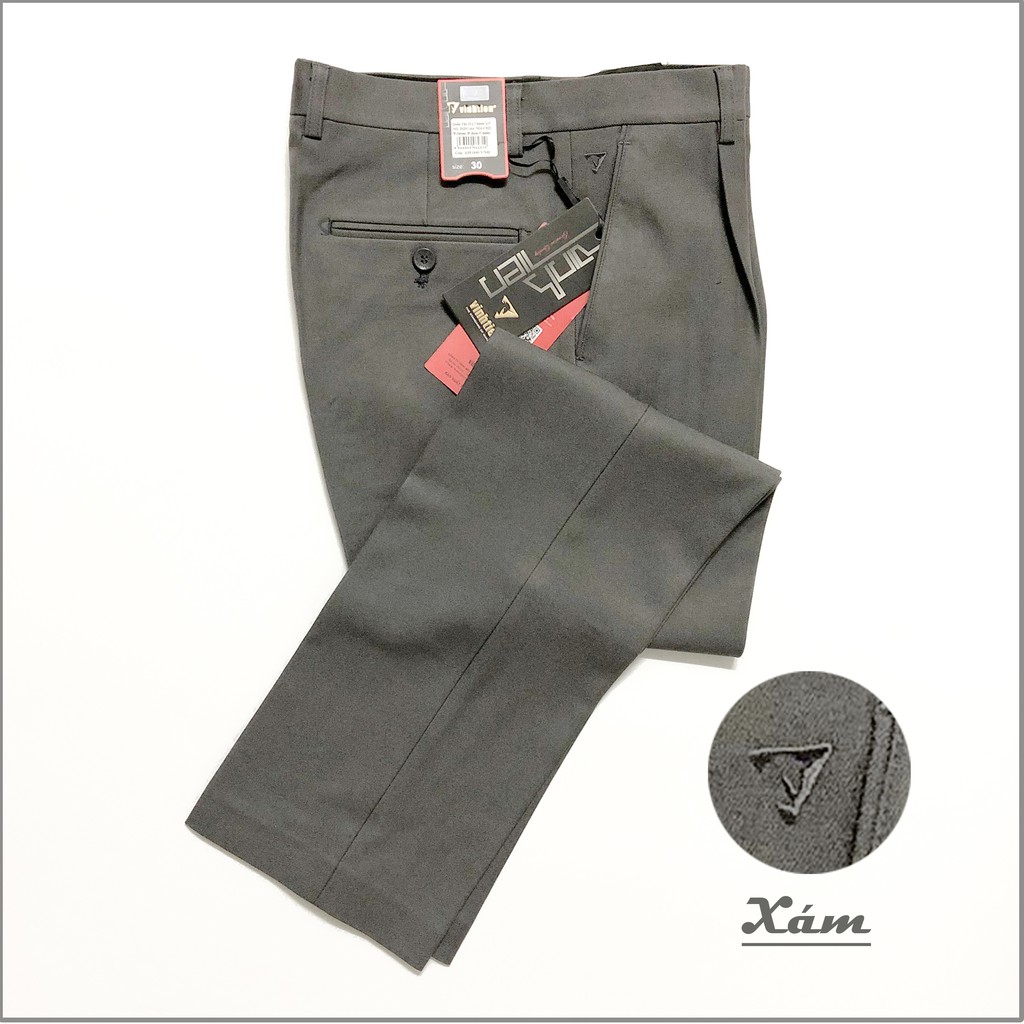 Quần tây nam trung niên 1 ly trơn màu Classic Vĩnh Tiến - 4 màu | BigBuy360 - bigbuy360.vn