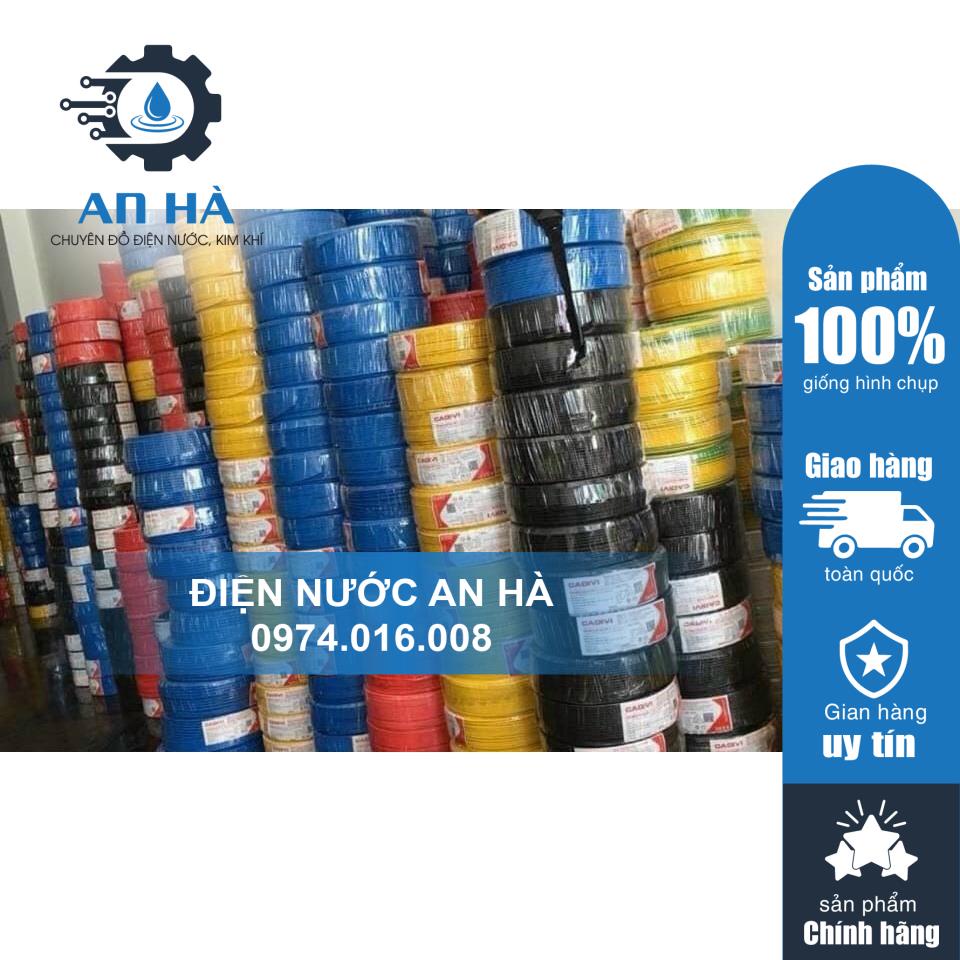 Dây điện đơn 1.5, 2.5, 4.0, 6.0,10.0 Cadivi- Hàng chính hãng