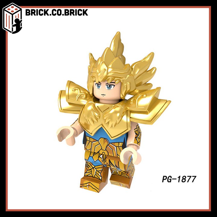 Gold Saint Seya Giáp Vàng Đặc Biệt Đồ Chơi Lắp Ráp Non LEGO Mô Hình Minifigure 12 Cung Hoàng Đạo PG8213