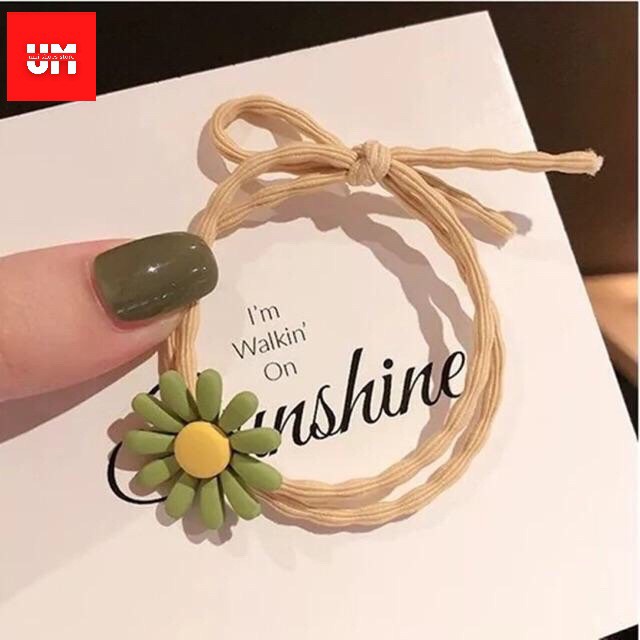 _( 1k) Dây buộc tóc hoa cúc chi nhiều màu sắc hot trend 2019 #1k | BigBuy360 - bigbuy360.vn