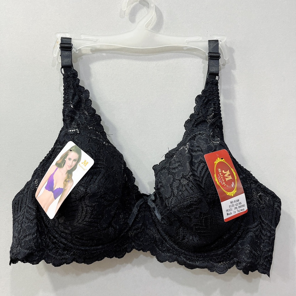 Áo ngực nữ ren nâng ngực SD9168 có gọng mút mỏng phom nguyên ngực size 38-40-42