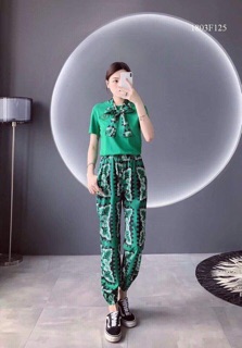 Sét áo quần thổ cẩm kèm nơ ( đã kèm clip và ảnh thật)
