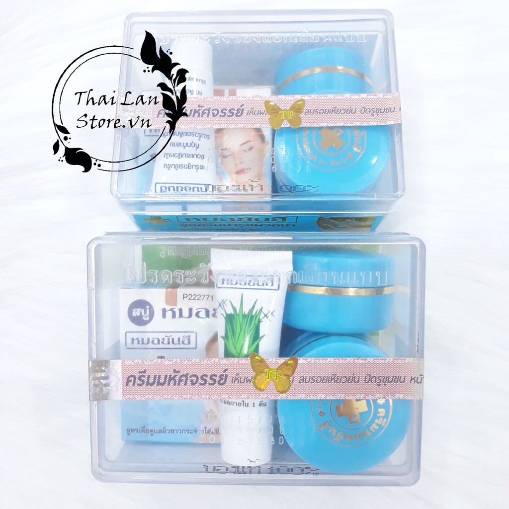 Set 4 Mỹ Phẩm Nám Tàn Nhang Thái Lan Da Mặt Trắng Sáng, Mịn Màng