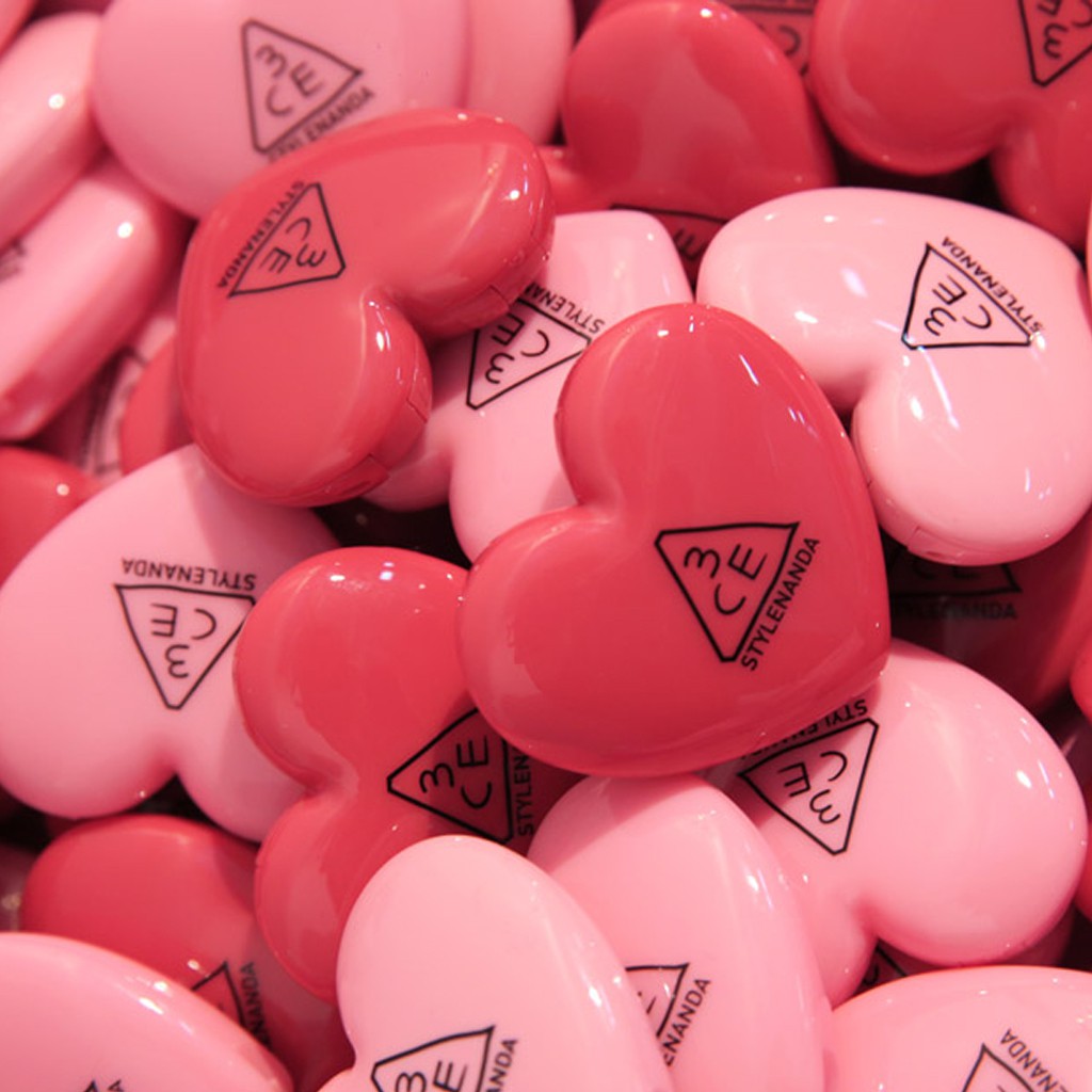 Son Dưỡng 3CE 1.4g Hình Trái Tim Có Màu