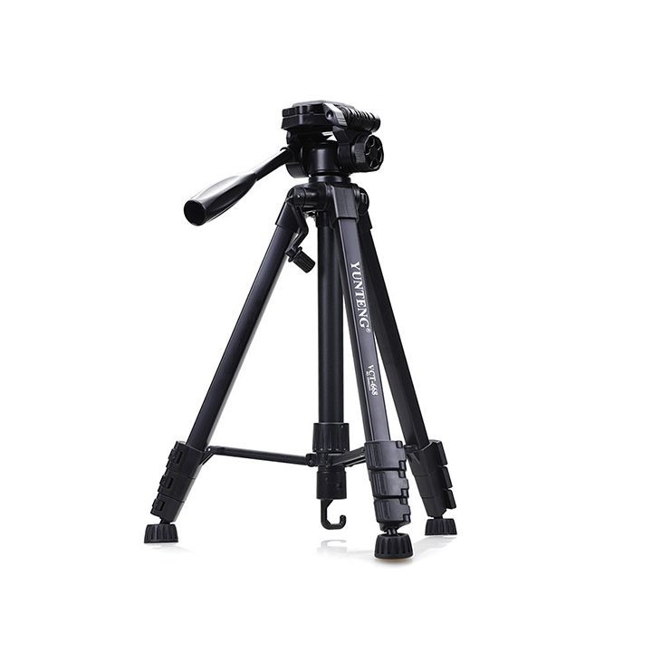 Chân chụp ảnh Tripod YunTeng VCT-5208 kèm Remote chụp cho điện thoại - 5208