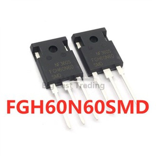 10 chiếc FGH60N60SMD TO-247 5 chiếc 60N60 FGH60N60 SMD 600V / 60A IGBT Transistor cho máy hàn biến t