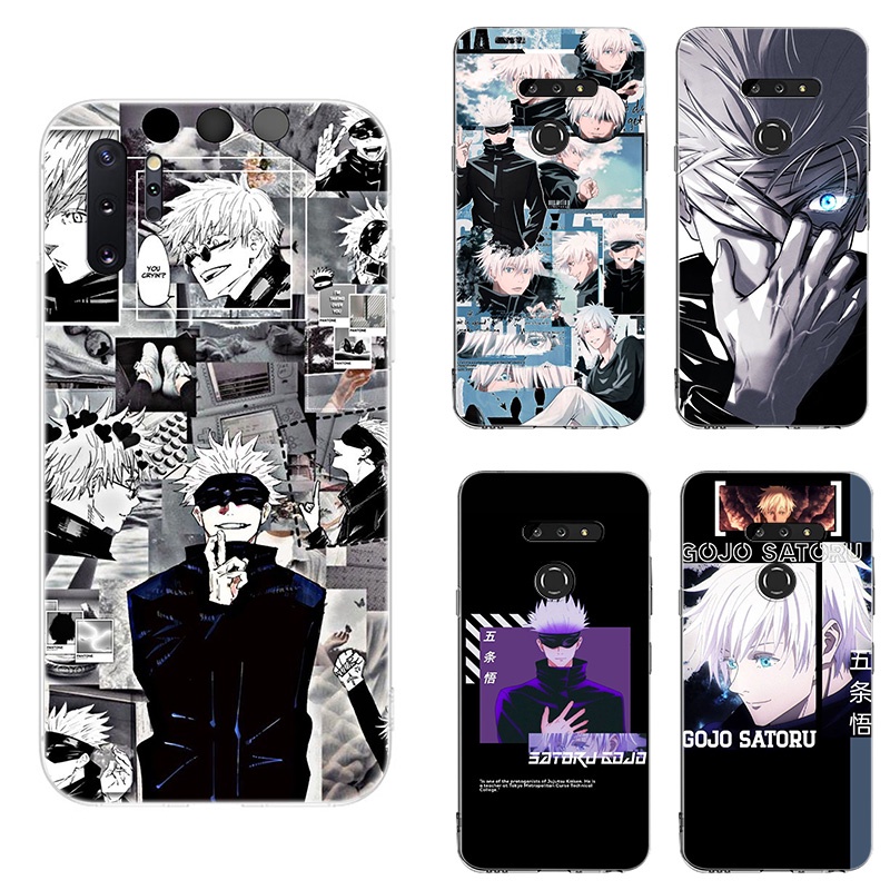 Ốp Điện Thoại Mềm Trong Suốt Hình Jujutsu Kaisen Gojo Satoru Cho Samsung Galaxy A10 / 10S / 20 / 30 / 20S / 30S / 50 / 50S / 70 /