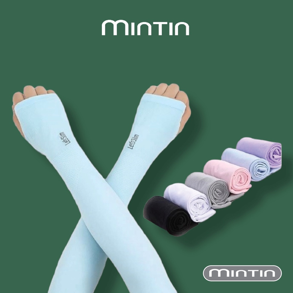 Ống tay che nắng AquaX- Ống Tay Che Nắng Dệt Thun Lạnh [MinTin]
