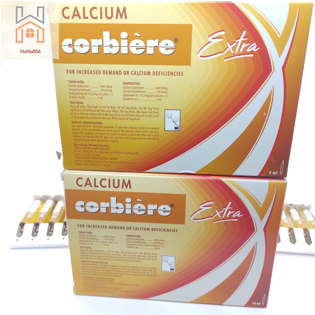 Mẫu Mới Calcium Corbiere Extra & Calcium Corbiere Extra Kids