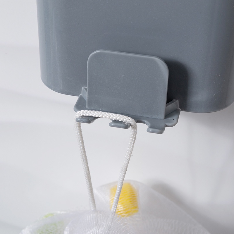 Giá Đỡ Dao Cạo Râu / Cốc Đánh Răng Có Móc Treo Chống Đóng Đinh Tiện Dụng Cho Phòng Tắm / Nhà Bếp