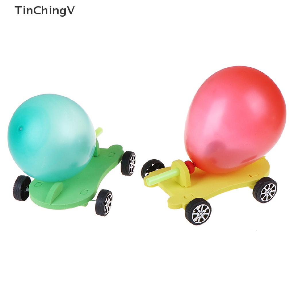 Mô Hình Xe Hơi Đồ Chơi Kèm Bong Bóng Giáo Dục Khoa Học Diy Cho Bé