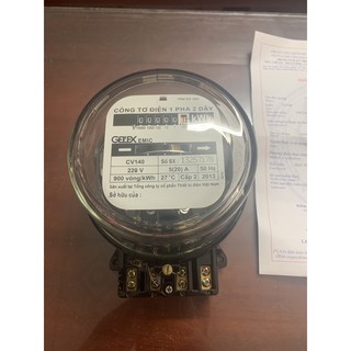 Công Tơ Điện [Đồng Hồ] 1 Pha 2 Dây - GELEX EMIC 5(20)A