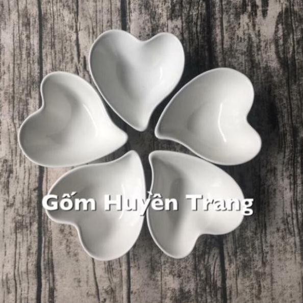 *XẢ KHO* BÁT HÌNH TIM - GỐM SỨ BÁT TRÀNG