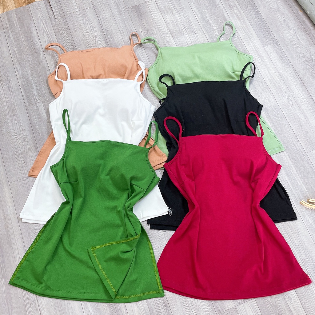 Áo dây  không croptop bigsize nữ vải borip Thái loại 1 co giãn thoải mái từ58kg-95kg A33